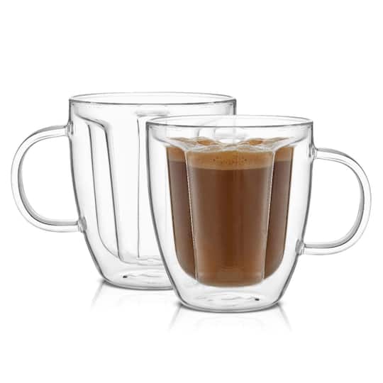 10oz. Disney® Mickey Mouse 3D Double Walled Glass Mugs, 2ct.